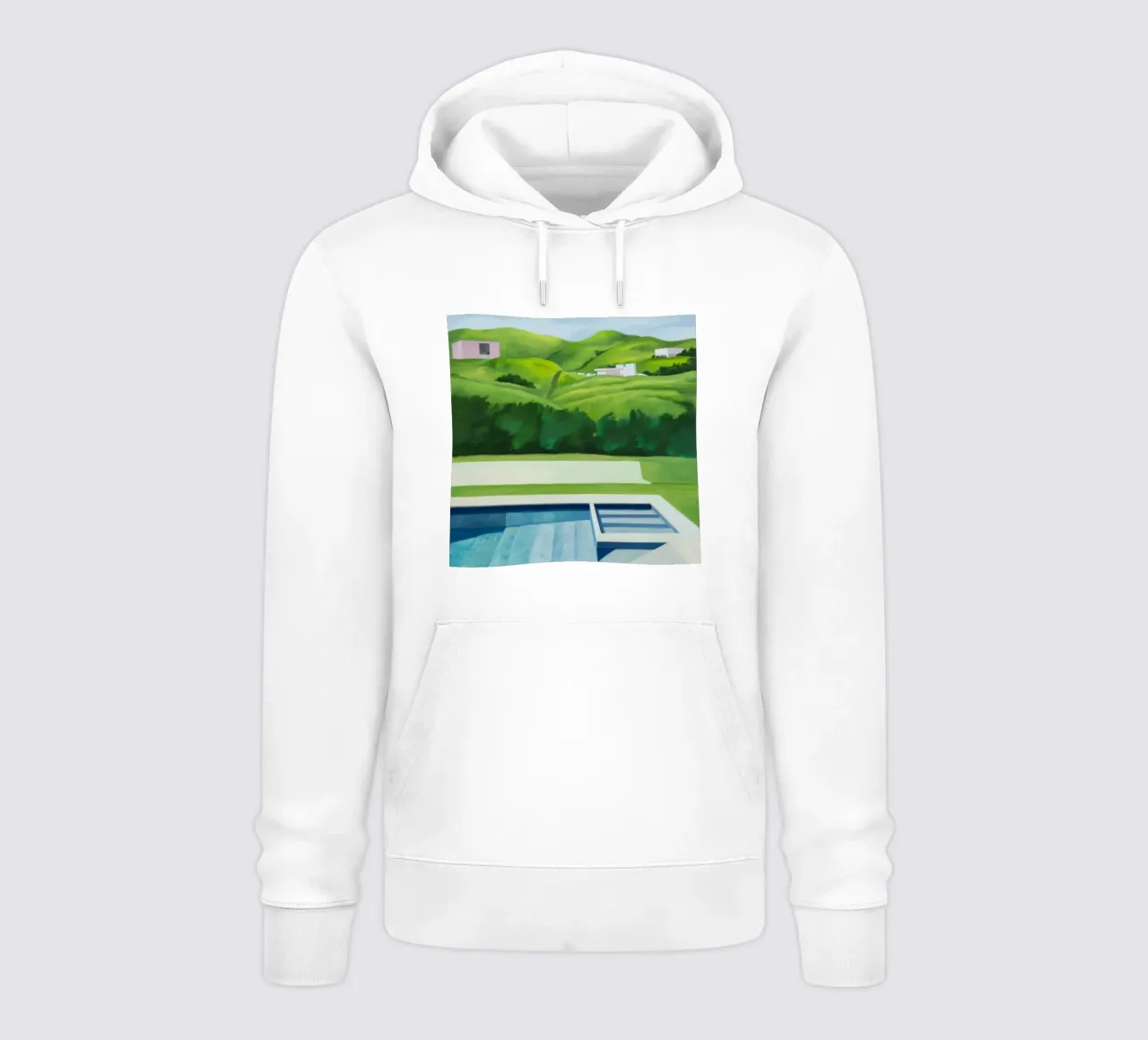 Piscina Emerald Hillside felpa con cappuccio da Infinite Chroma