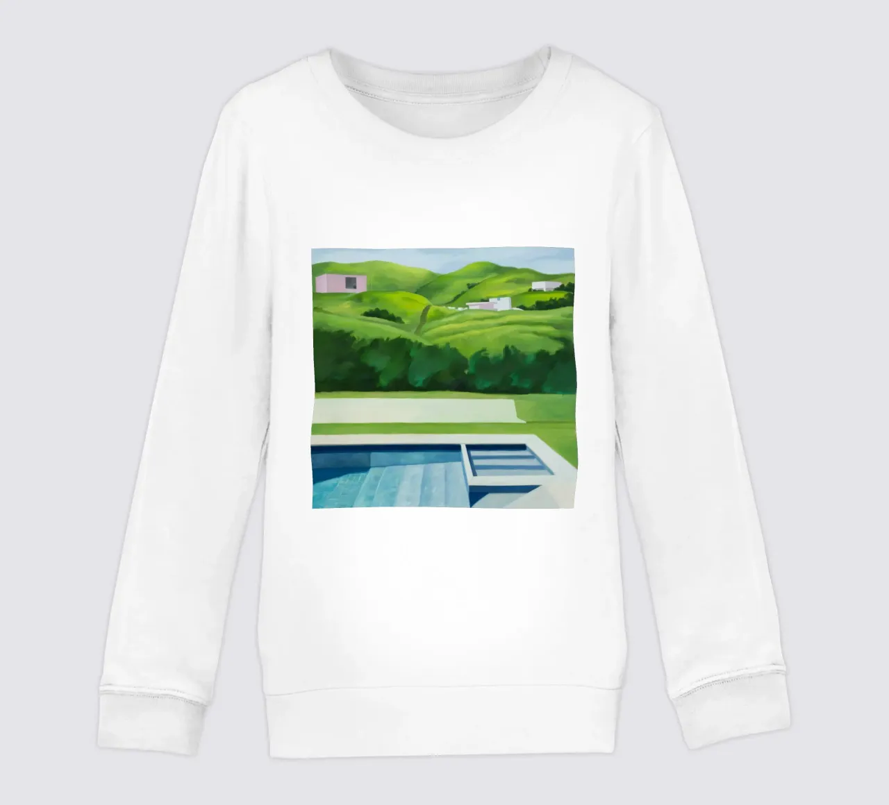 Piscina Emerald Hillside felpa bambino da Infinite Chroma