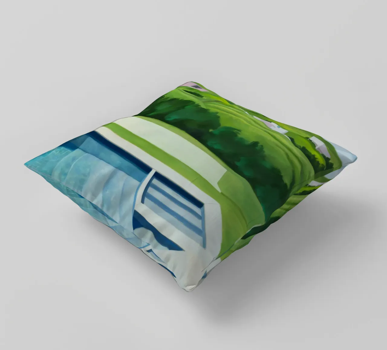 Piscina Emerald Hillside cuscino da Infinite Chroma