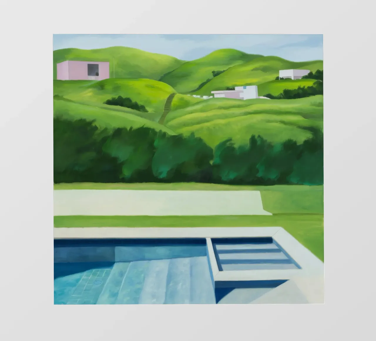 Piscina Emerald Hillside pellicola backlit da Infinite Chroma