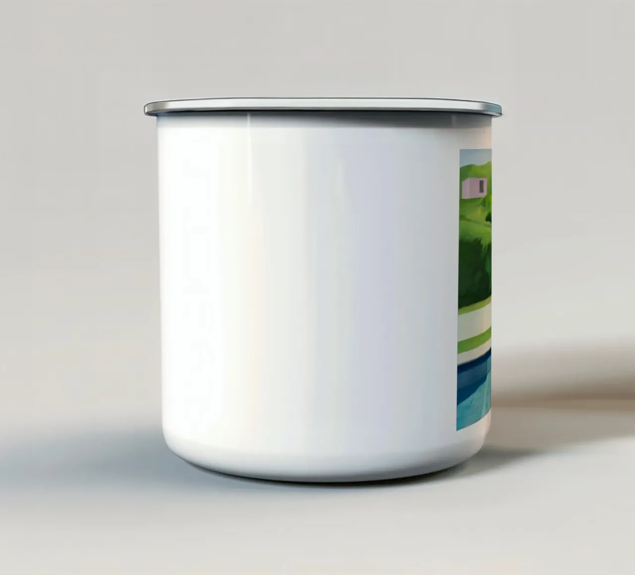 Piscina Emerald Hillside tazza in smalto da Infinite Chroma