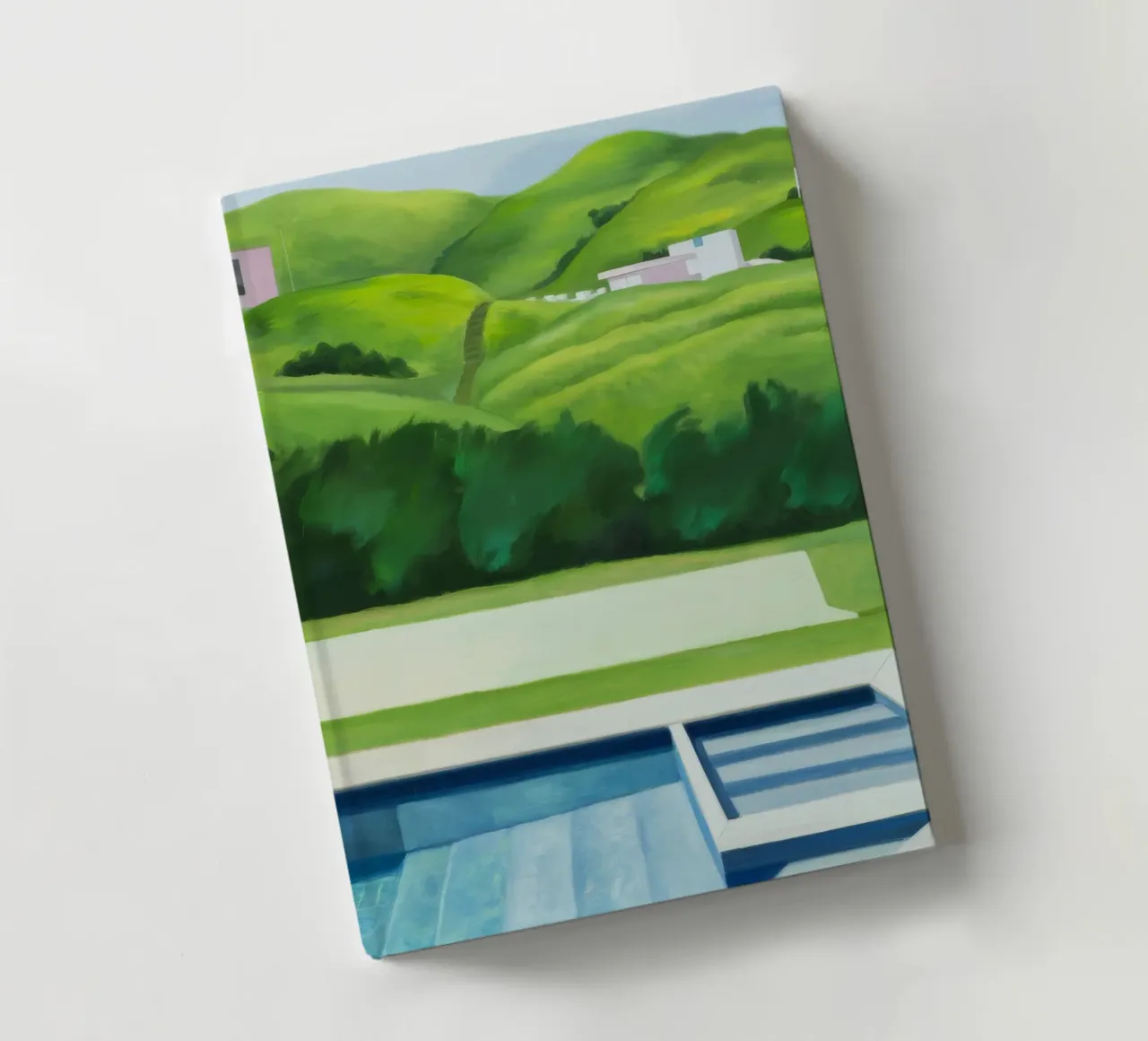 Emerald Hillside Pool notebook by Infinite Chroma