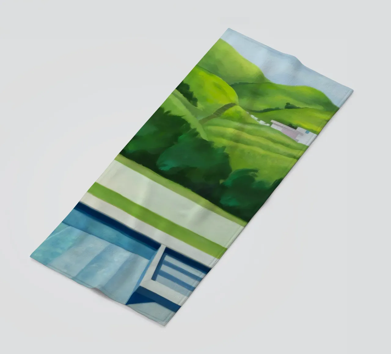 Piscina Emerald Hillside telo mare da Infinite Chroma