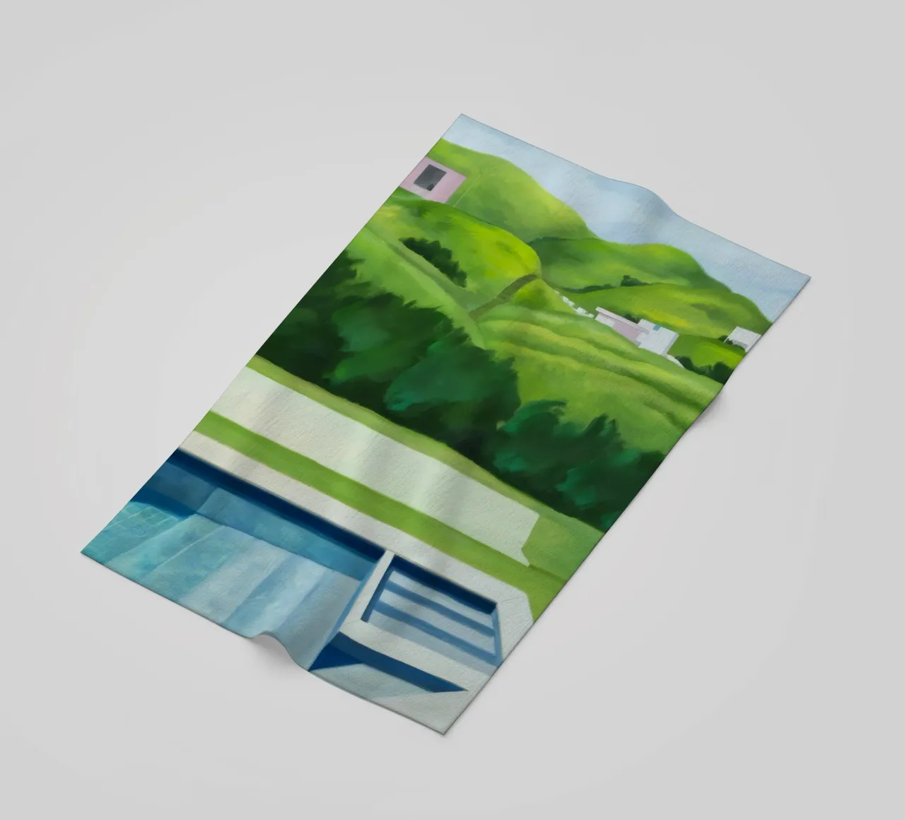 Piscina Emerald Hillside telo mare da Infinite Chroma