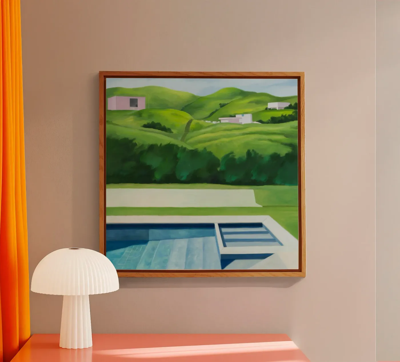Emerald Hillside Pool plexiglass da Infinite Chroma