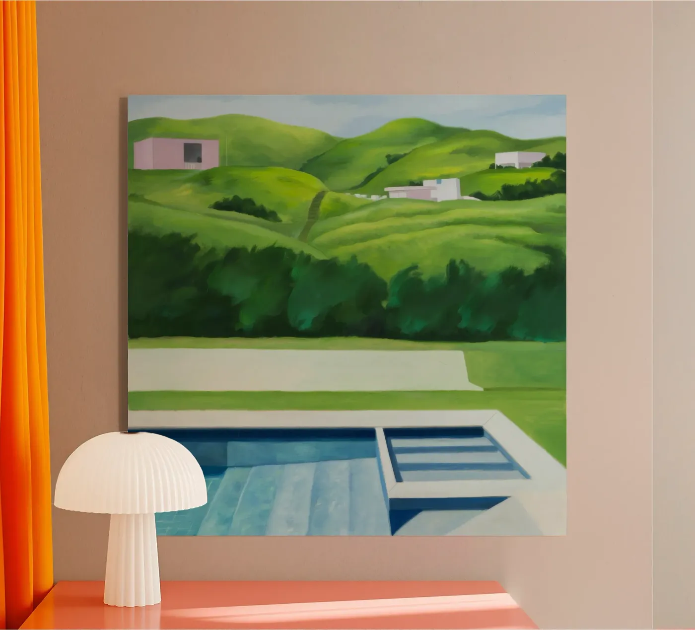 Emerald Hillside Pool plexiglass da Infinite Chroma