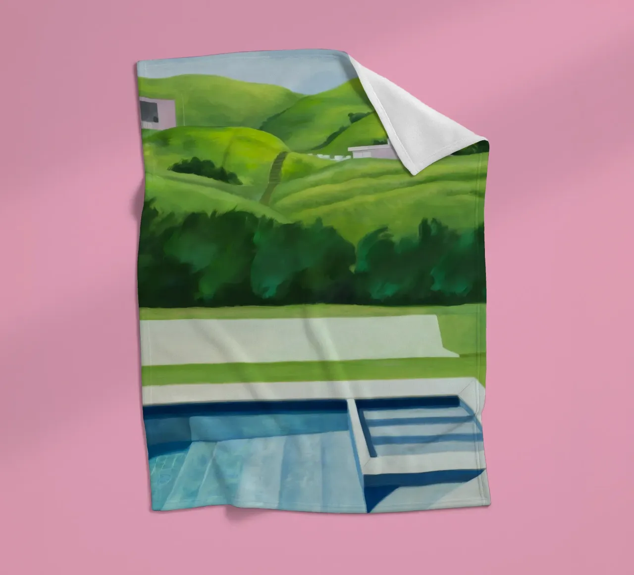 Piscina Emerald Hillside coperta in pile da Infinite Chroma
