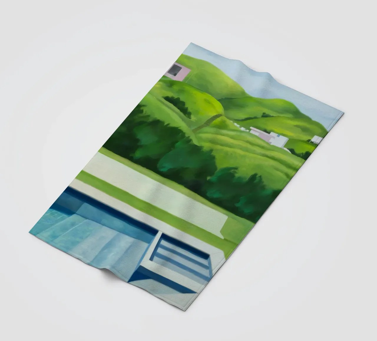 Piscina Emerald Hillside coperta in pile da Infinite Chroma