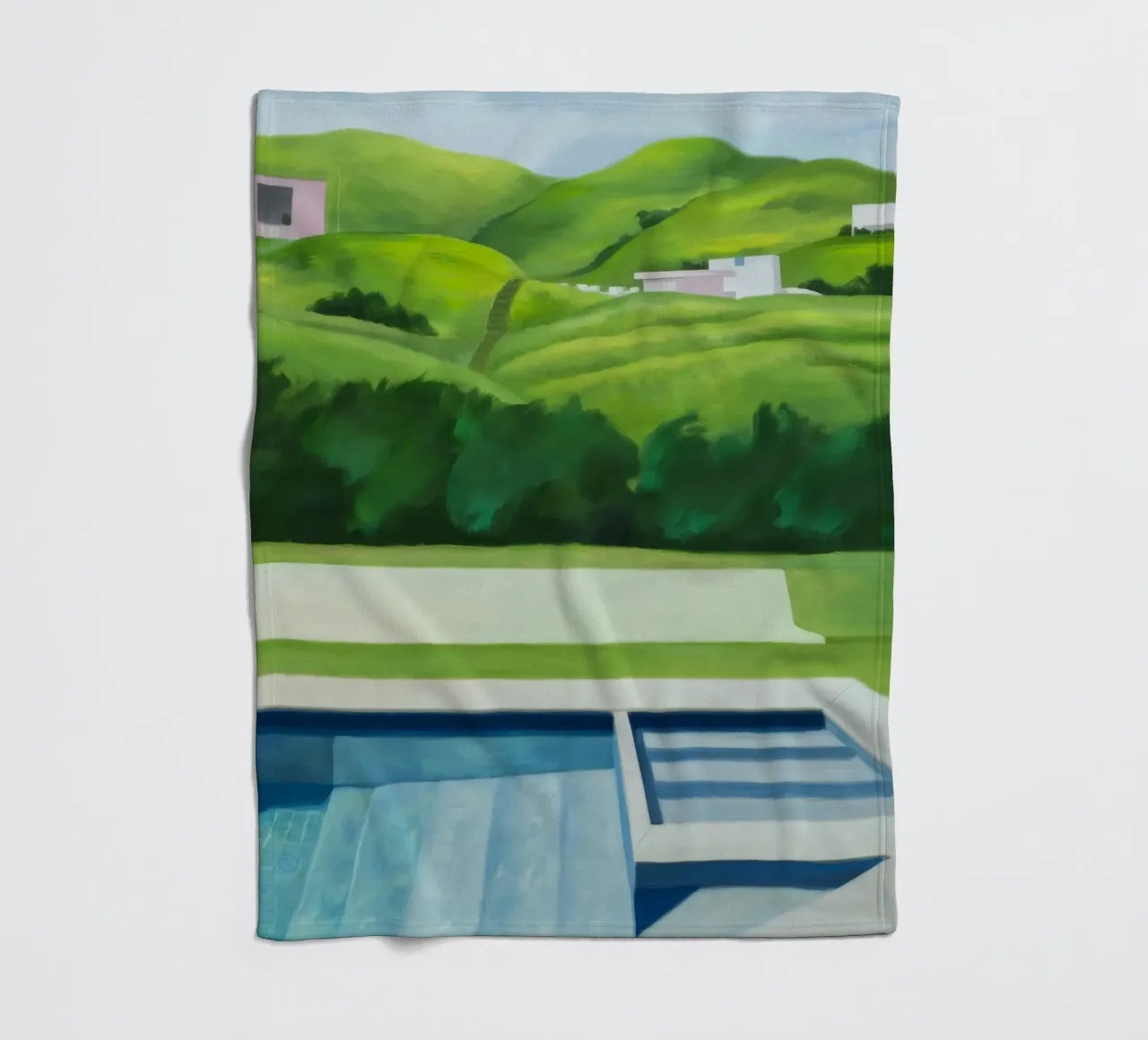 Piscina Emerald Hillside coperta in pile da Infinite Chroma