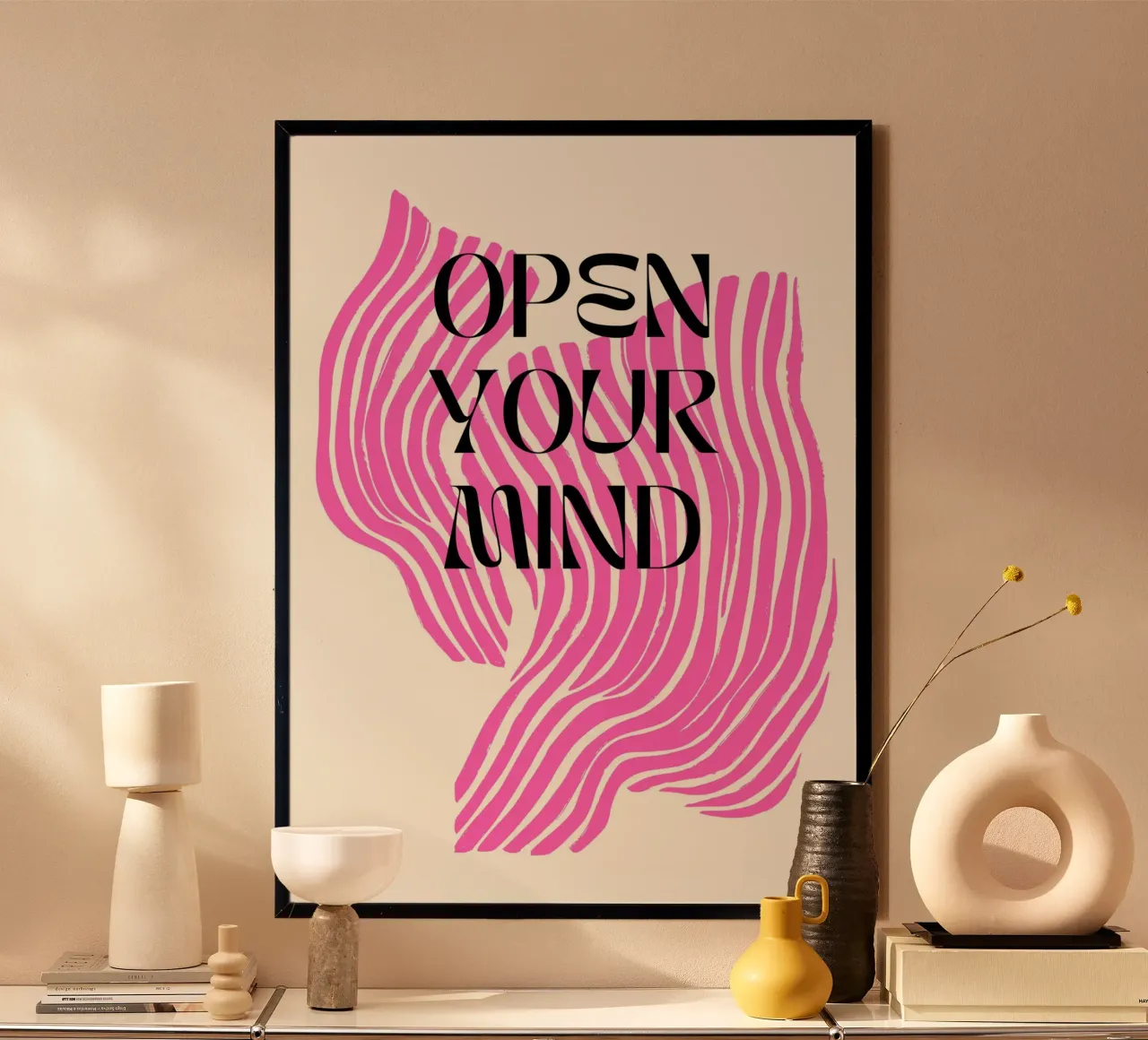„Open Your Mind“ – Lebensmotto und Mindset Vol 2. poster da Grünkraftwerk
