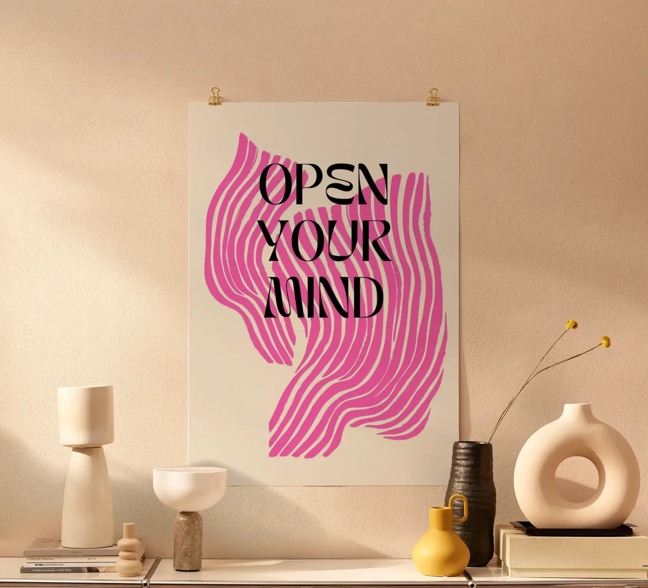 „Open Your Mind“ – Lebensmotto und Mindset Vol 2. poster da Grünkraftwerk