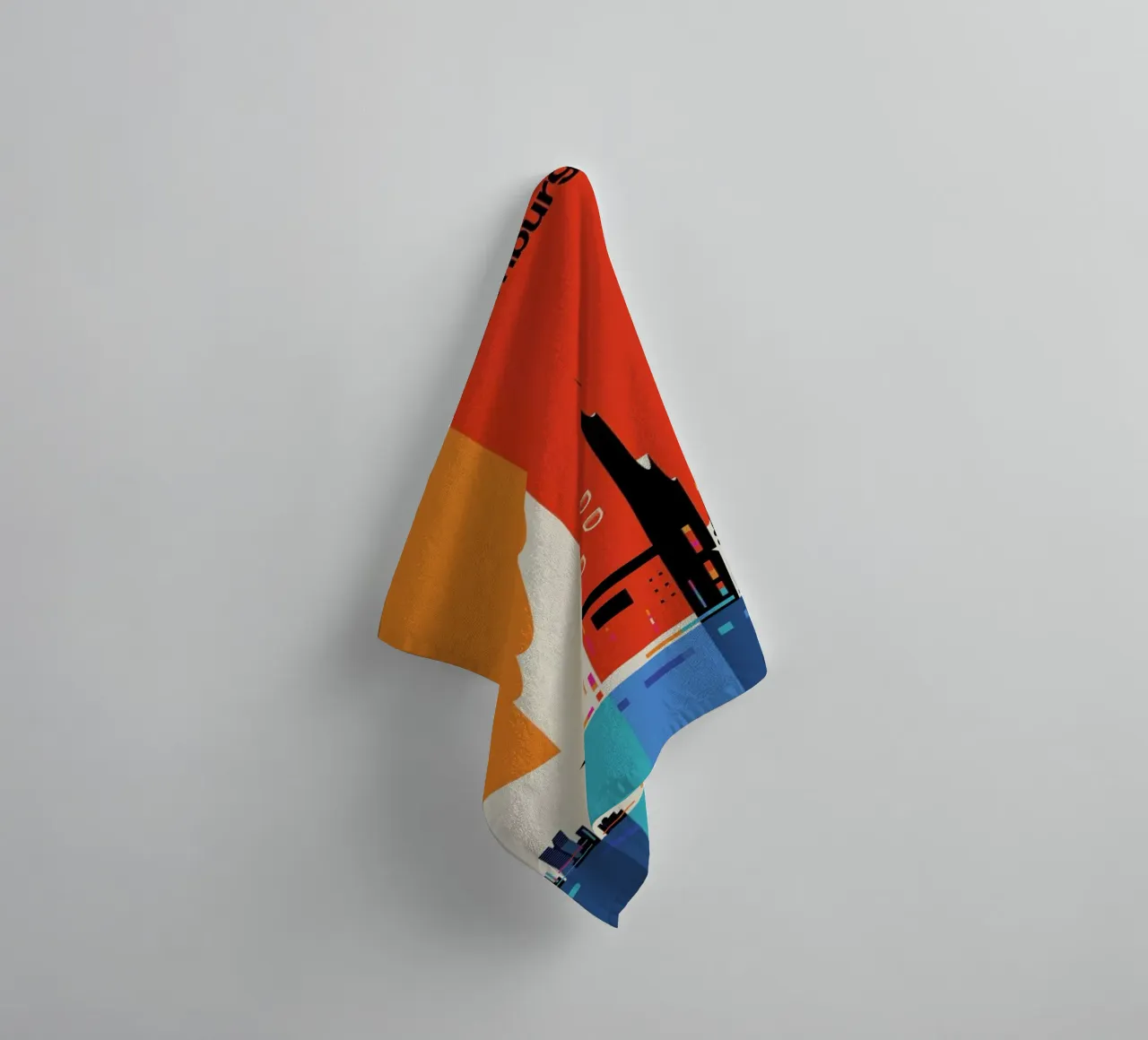 Hamburg 17 towel by Bo Lundberg