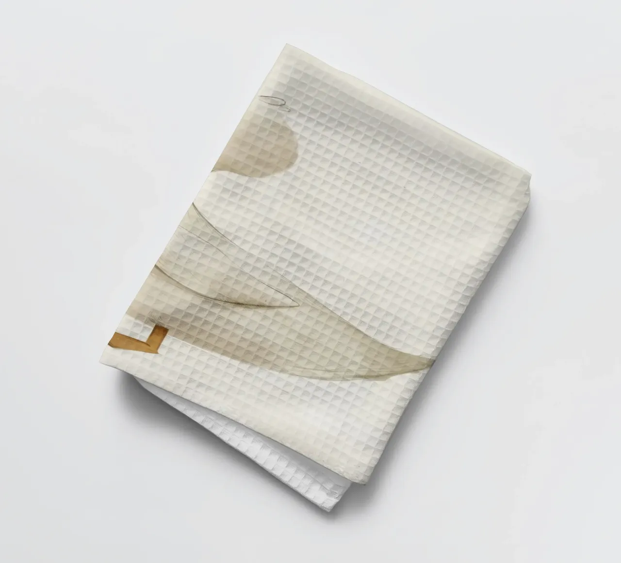 Cute White Duckling Illustration – Adorable Baby Animal tea towel by DesignDoodle