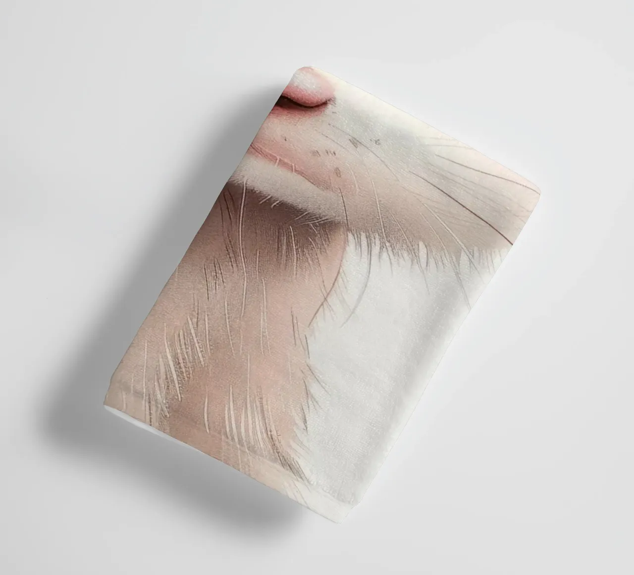 Incantevole kit di furetti bianchi - Illustrazione di un animale domestico giocoso asciugamano da bagno da DesignDoodle
