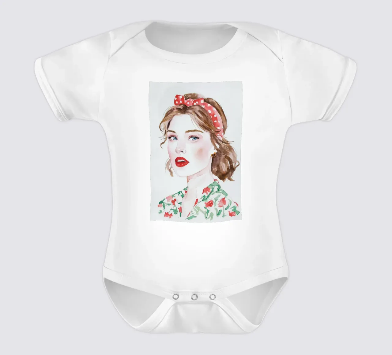 Sciarpa Petal Bloom body neonato maniche corte da Infinite Chroma