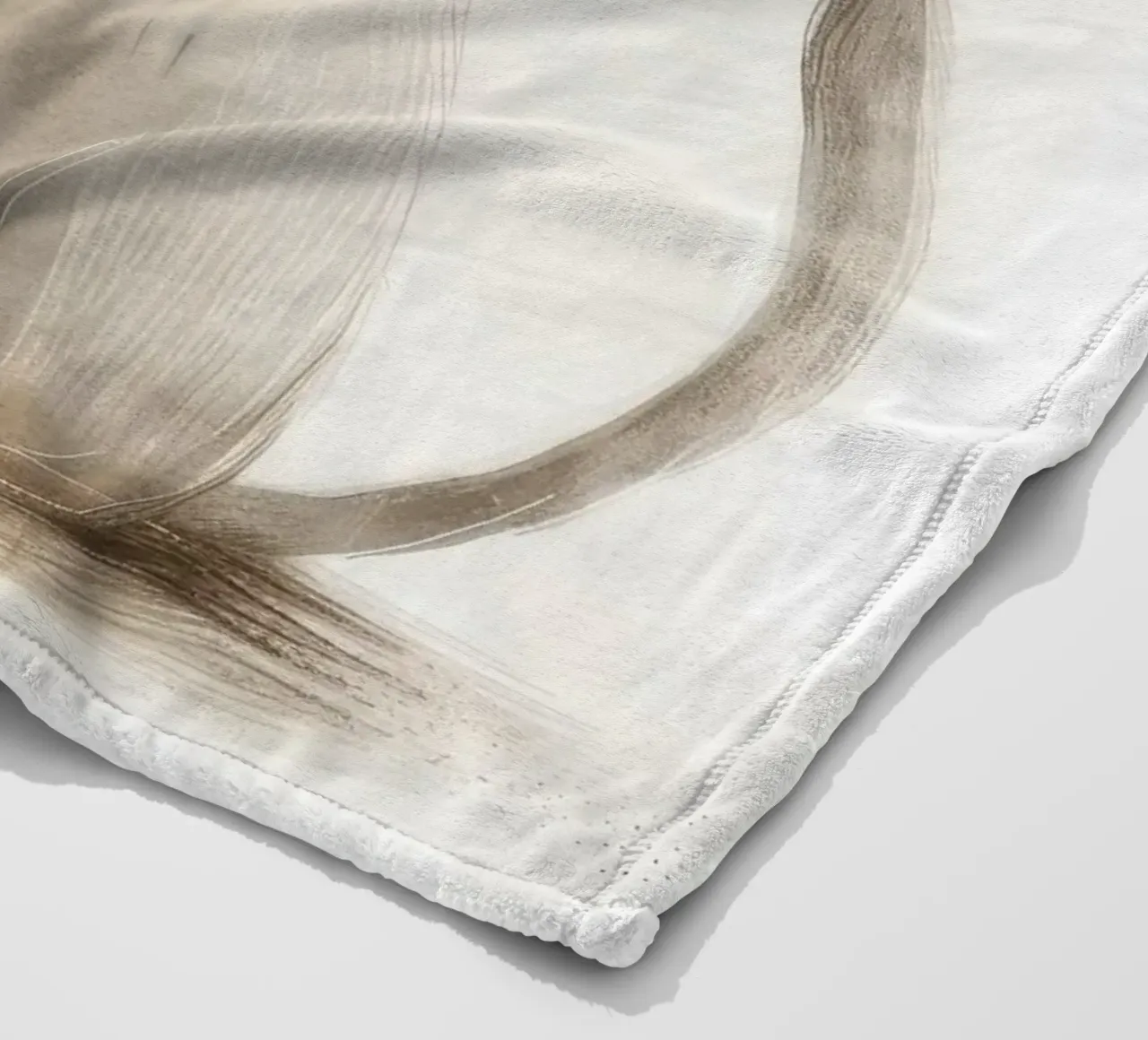 Elegant Zittende Grijze Kat Kunstwerk - Minimalistisch Kattenontwerp fleecedeken van DesignDoodle