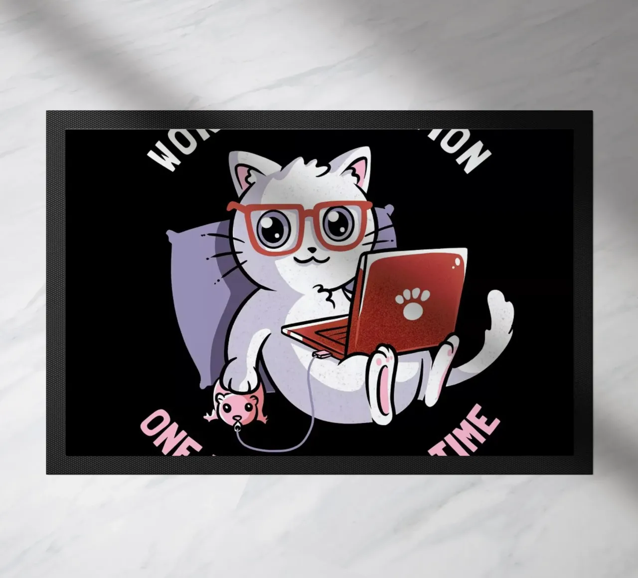 World Domination doormat by Tobe Fonseca