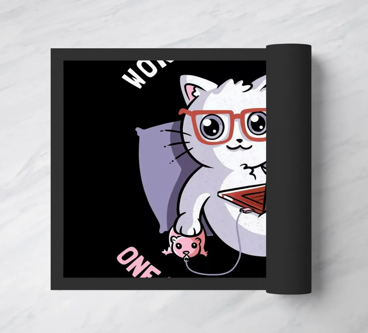 World Domination doormat by Tobe Fonseca