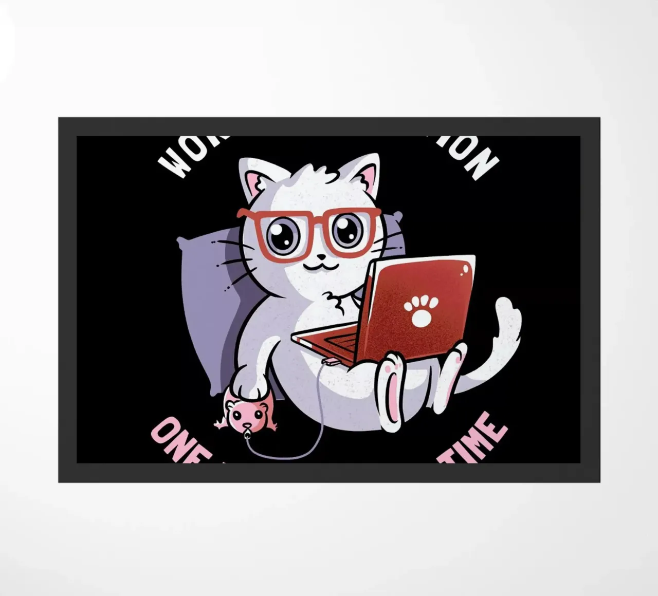 World Domination doormat by Tobe Fonseca