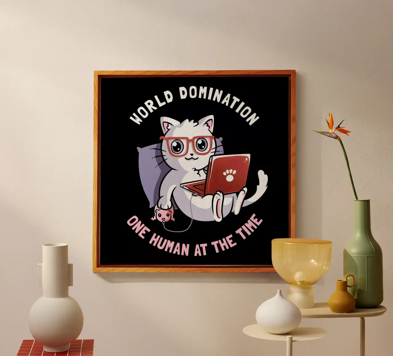 World Domination plexiglass da Tobe Fonseca