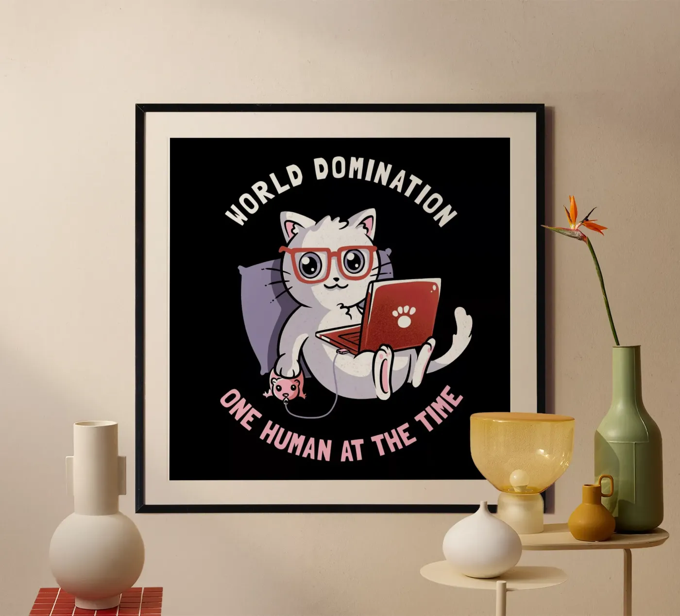 World Domination poster by Tobe Fonseca