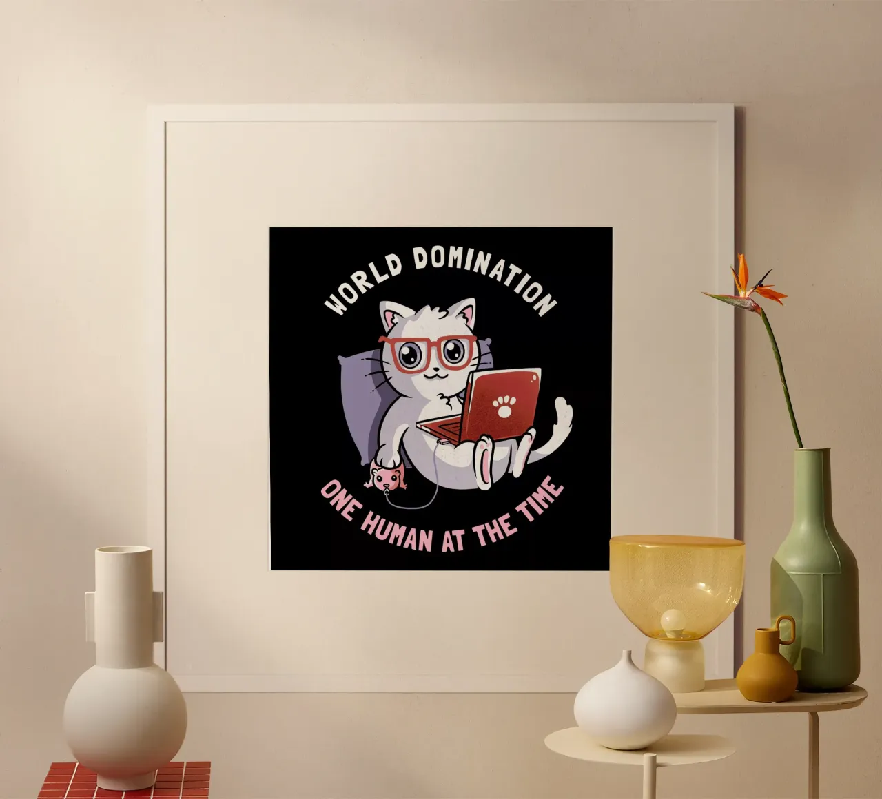 World Domination poster da Tobe Fonseca