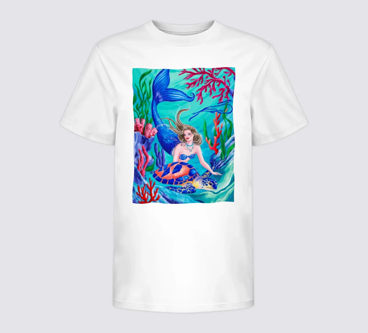 Coralia Crimson Current t-shirt enfant de Infinite Chroma