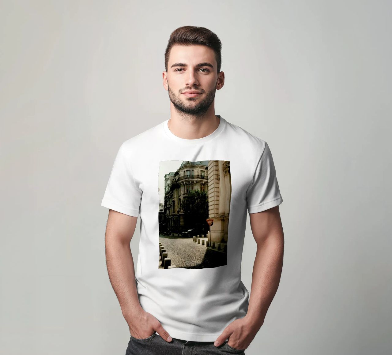 Analog Series Light And Shadows t-shirt da Sebastian Hilgetag