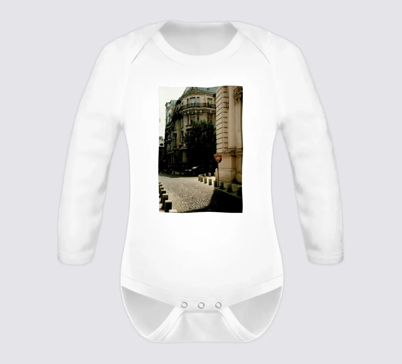 Analog Series Light And Shadows body neonato maniche lunghe da Sebastian Hilgetag