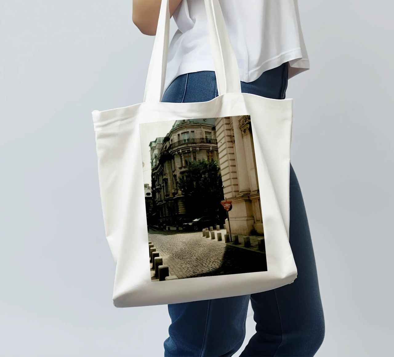 Analog Series Light And Shadows borsa in juta da Sebastian Hilgetag