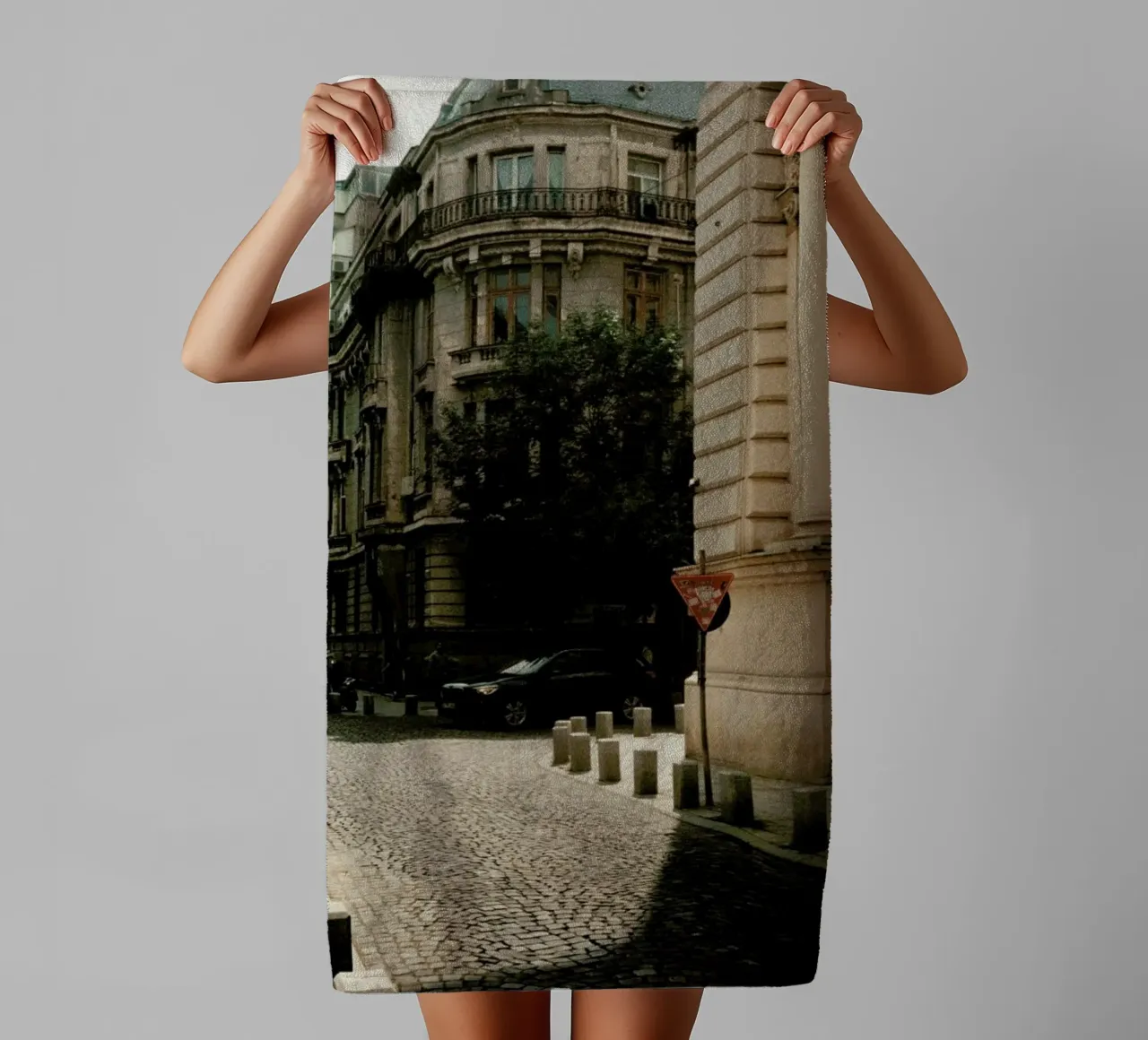 Analog Series Light And Shadows badhanddoek van Sebastian Hilgetag