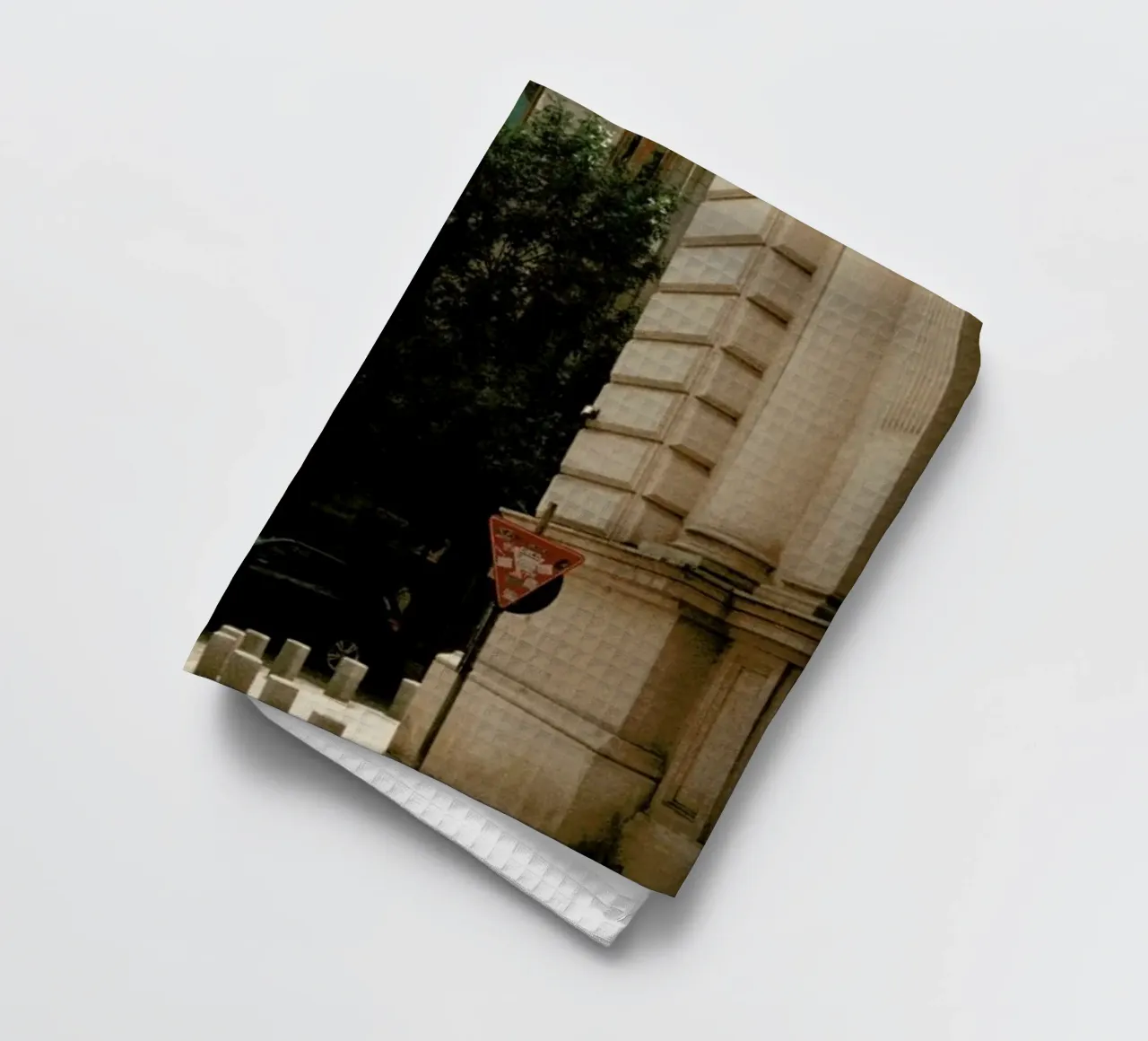 Analog Series Light And Shadows tea towel by Sebastian Hilgetag