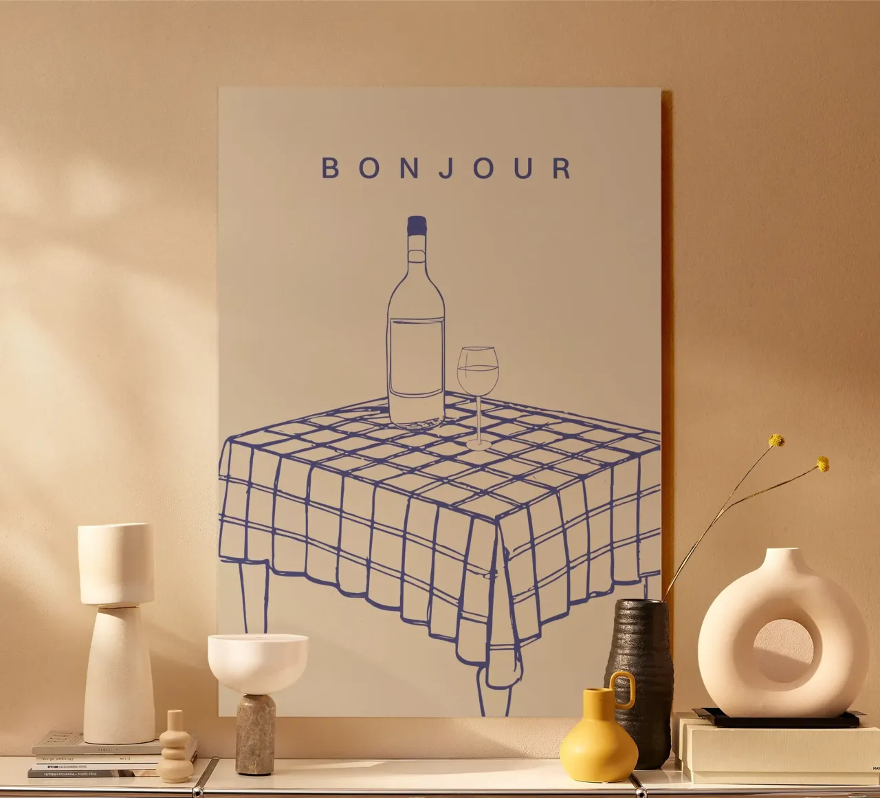 Bon Jour No 12 alluminio dibond da treechild