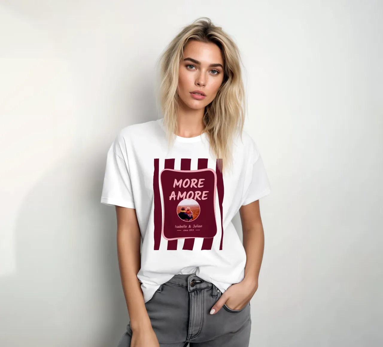More Amore since 20XX t-shirt da Personalizable Designs