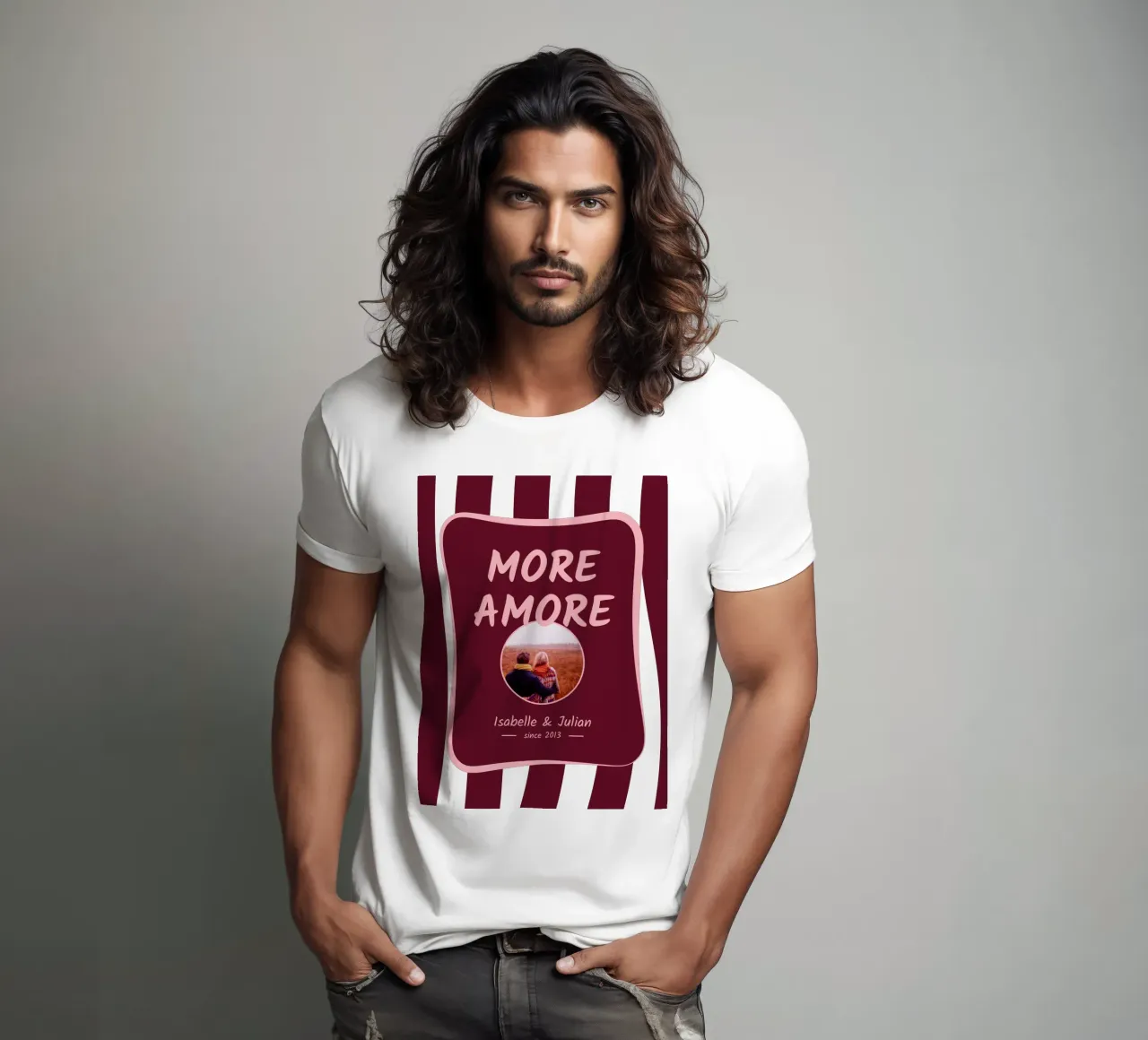 More Amore since 20XX t-shirt da Personalizable Designs