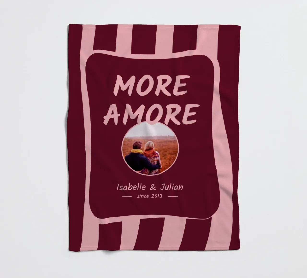 More Amore since 20XX coperta in pile da Personalizable Designs