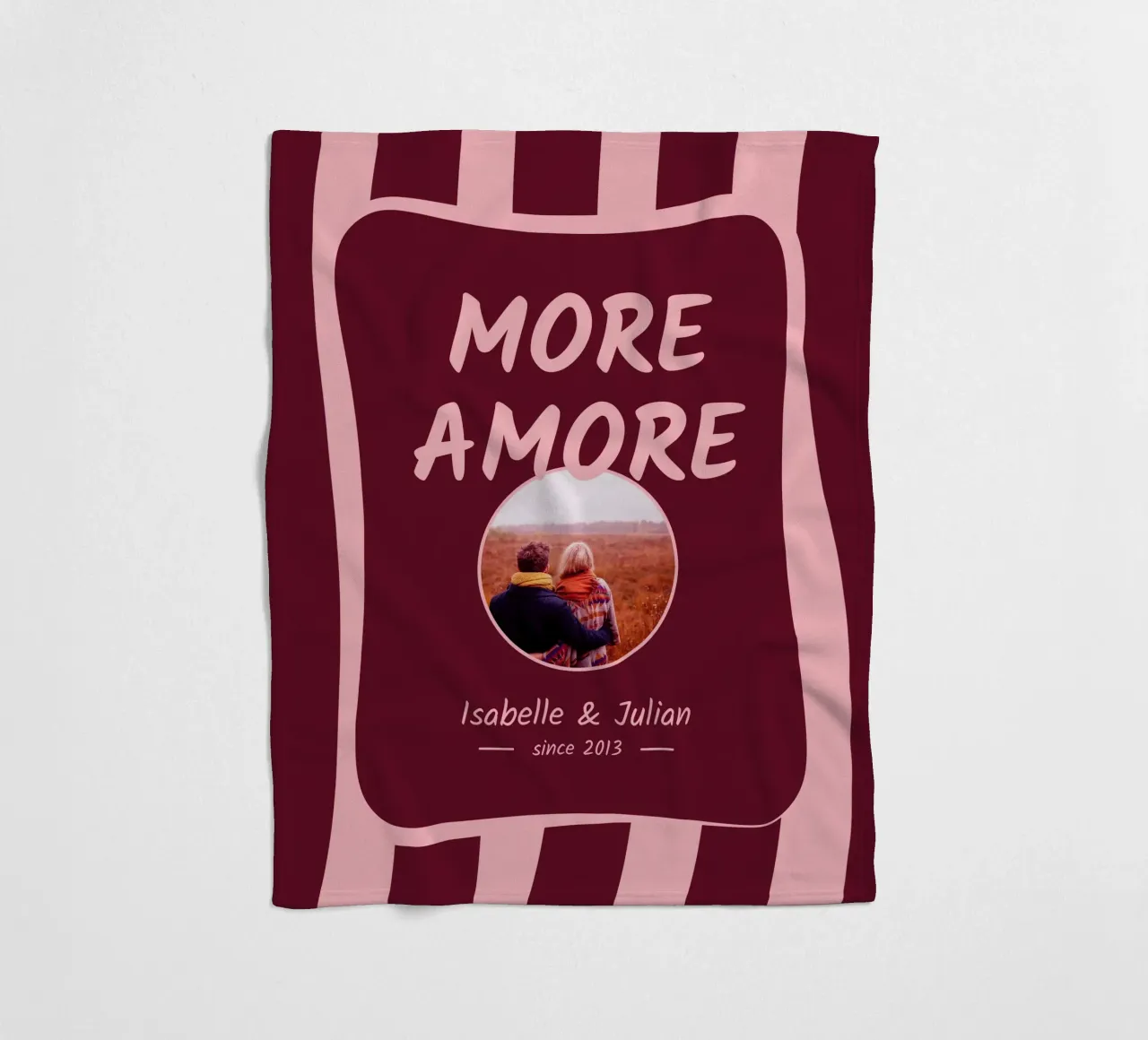 More Amore since 20XX coperta in pile da Personalizable Designs
