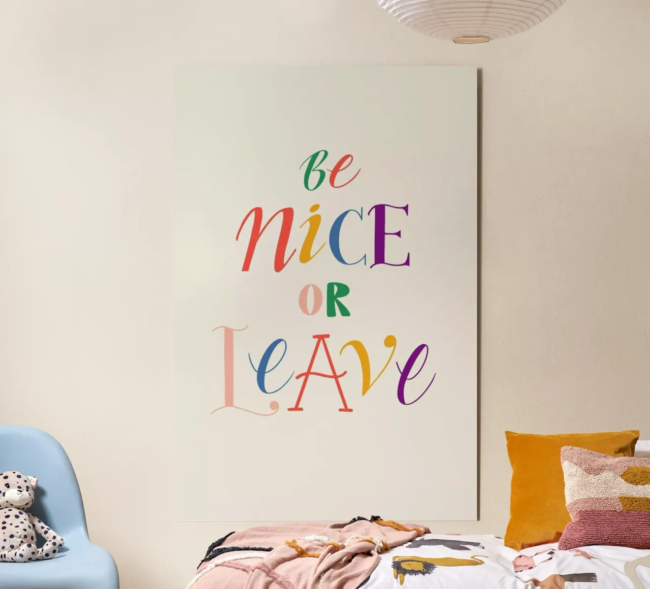 Be nice or leave alluminio dibond da Pure
