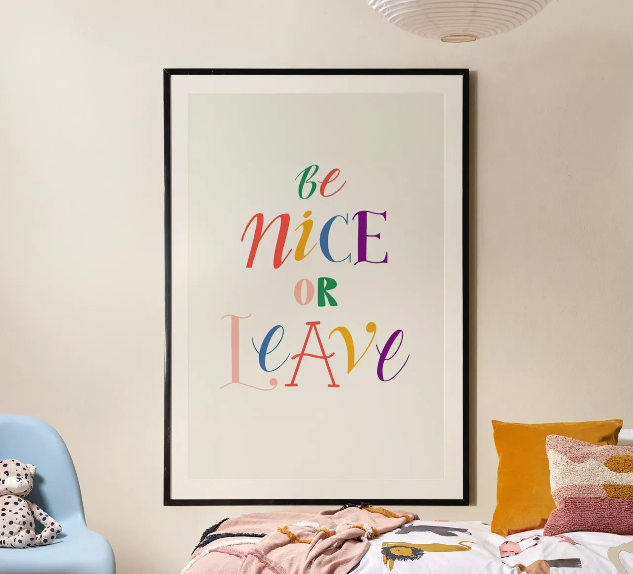 Be nice or leave carta hahnemühle da Pure