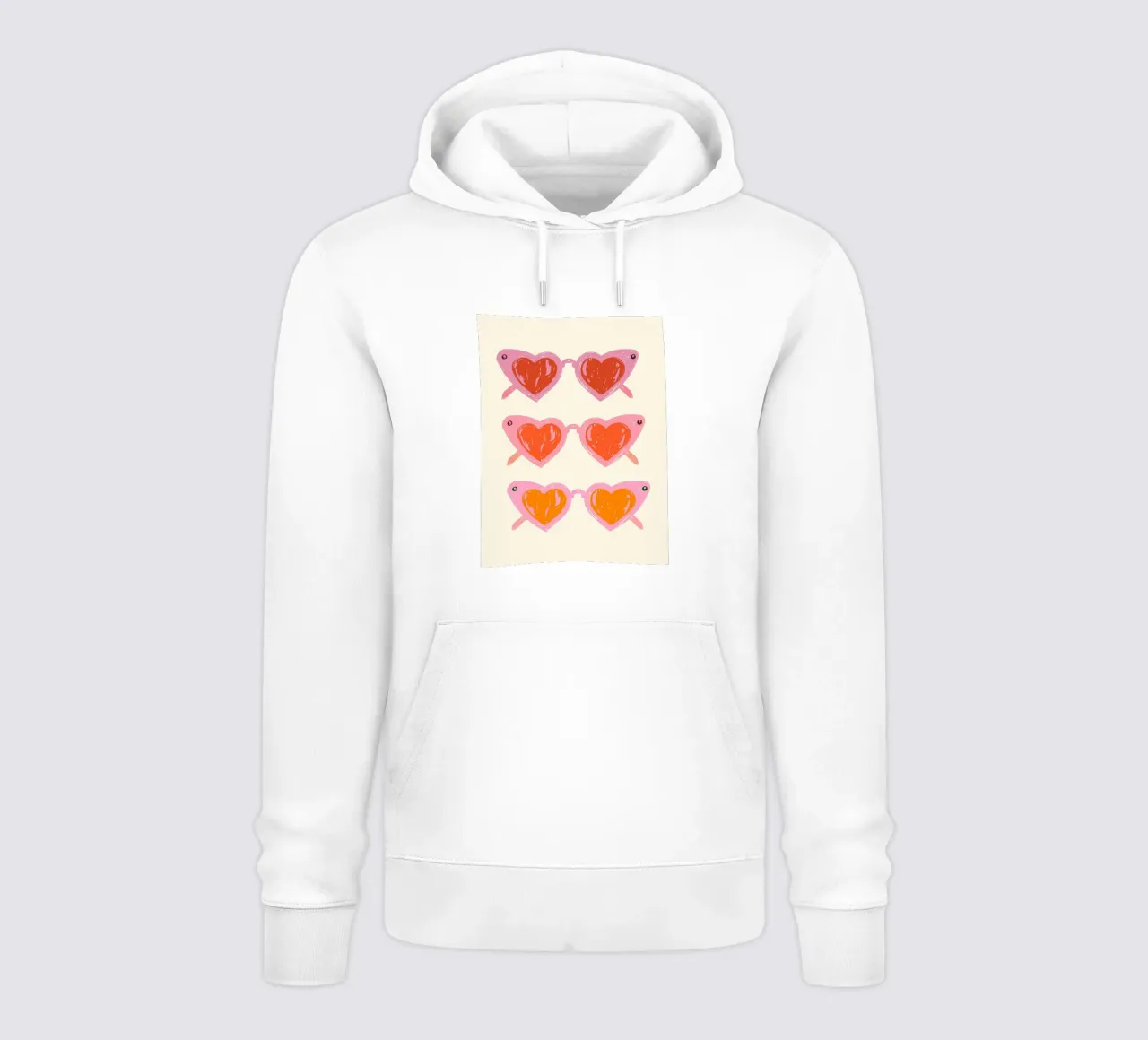 Divertente Pop Art estiva felpa con cappuccio da pdigitalprints