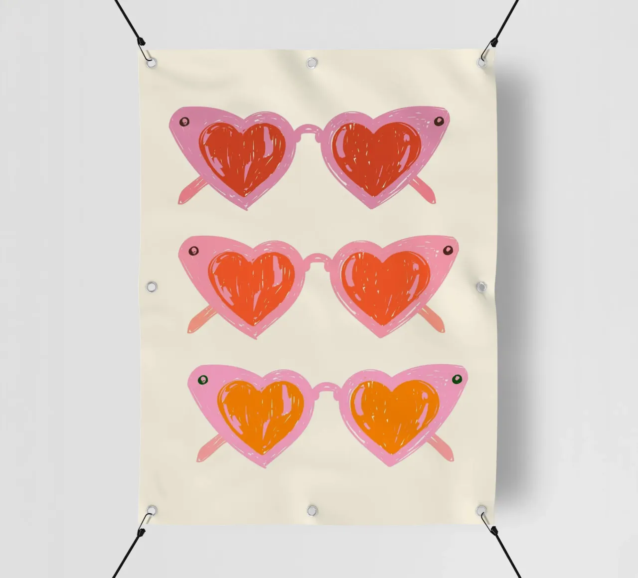 Divertente Pop Art estiva telo in pvc da pdigitalprints