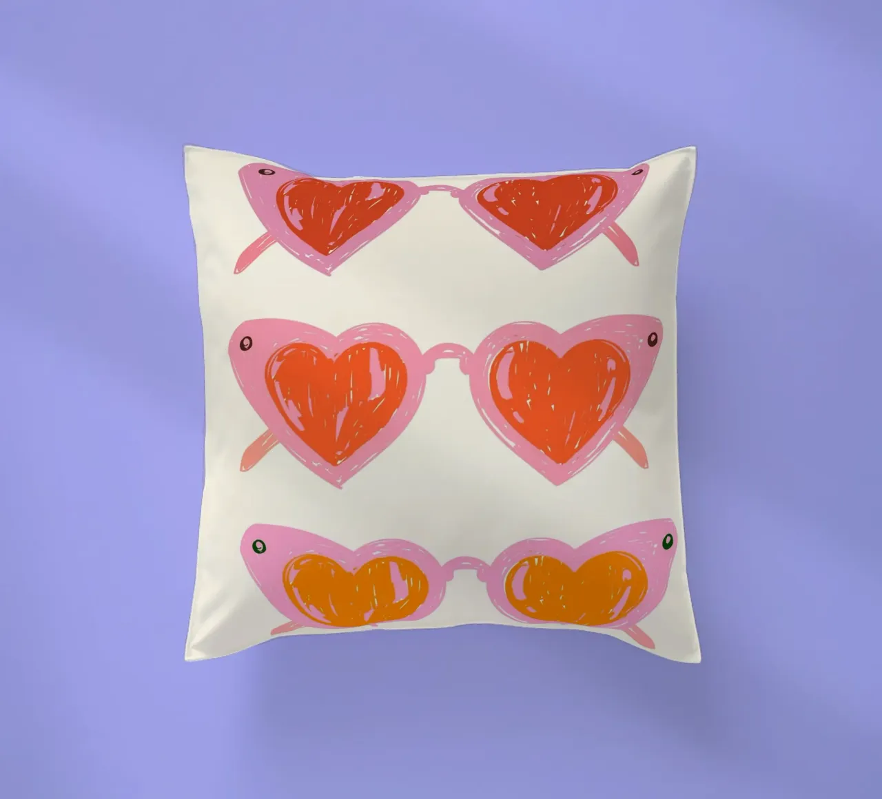 Divertente Pop Art estiva cuscino da pdigitalprints