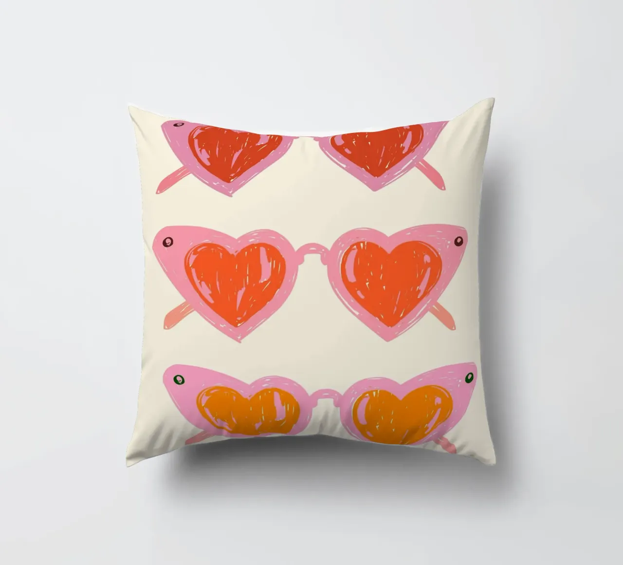 Divertente Pop Art estiva cuscino da pdigitalprints