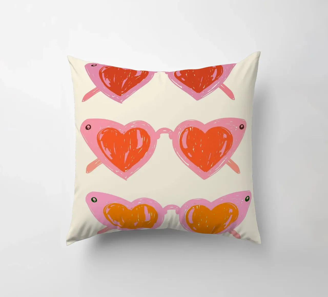 Divertente Pop Art estiva cuscino da pdigitalprints