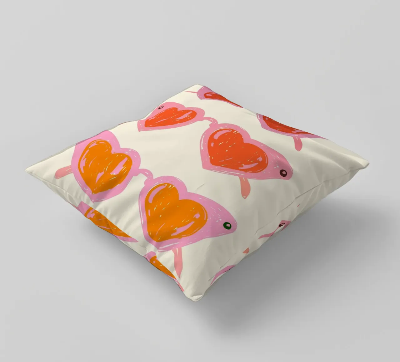 Divertente Pop Art estiva cuscino da pdigitalprints