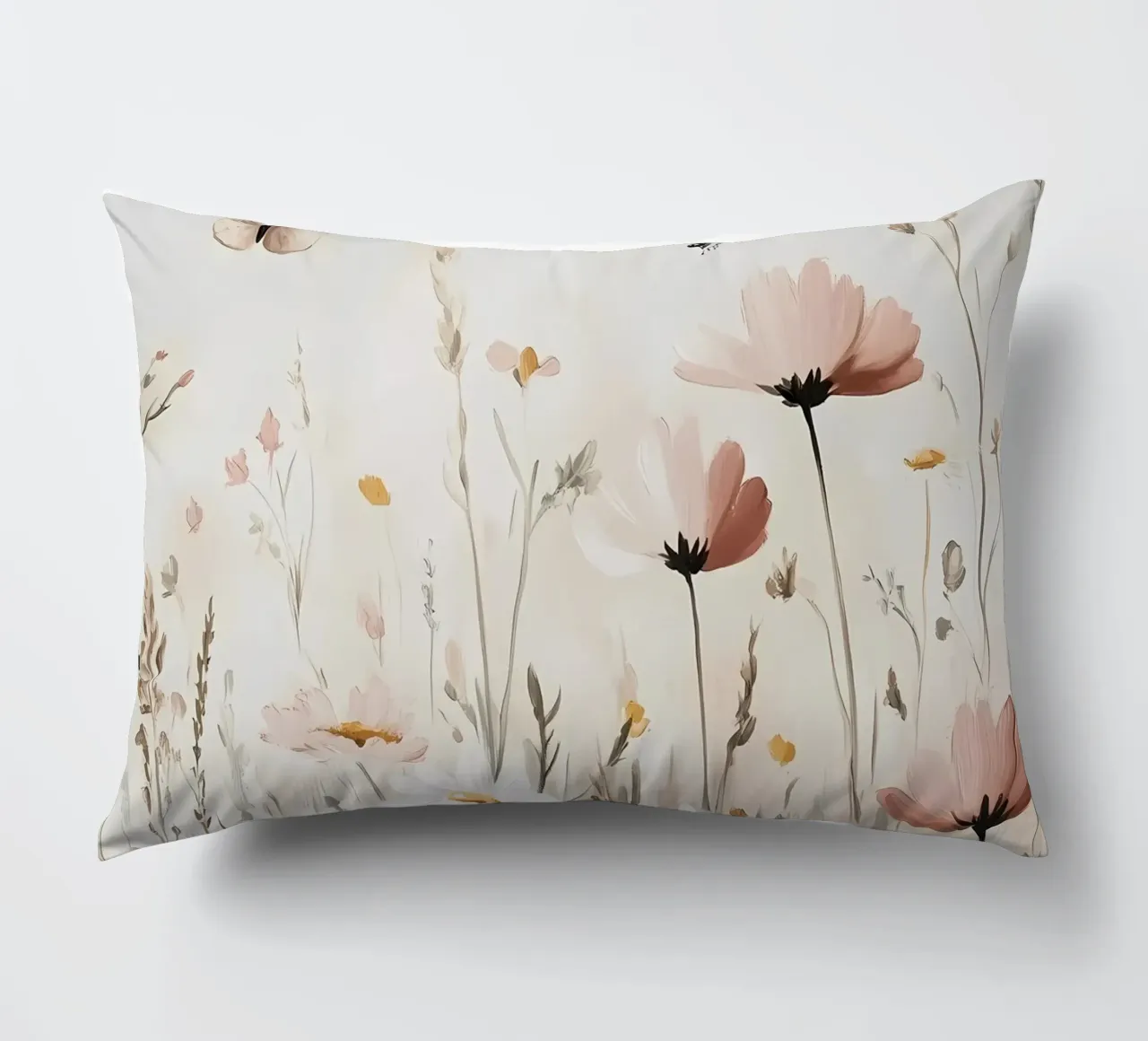 Prato di fiori selvatici cuscino da IamHomeStudio