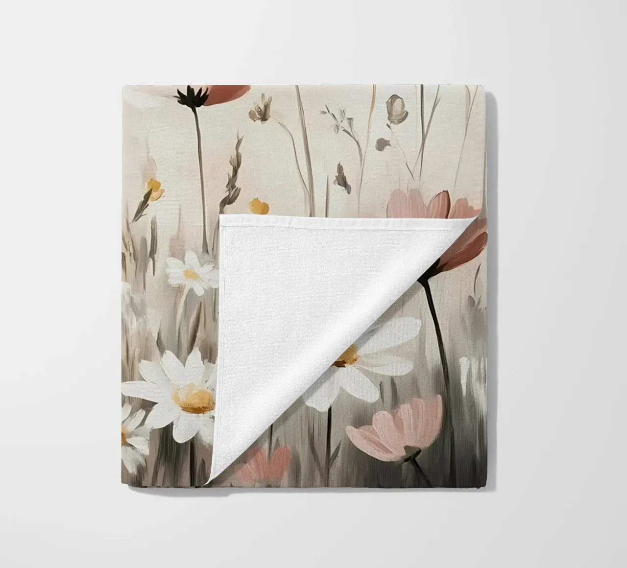 Prato di fiori selvatici telo mare da IamHomeStudio