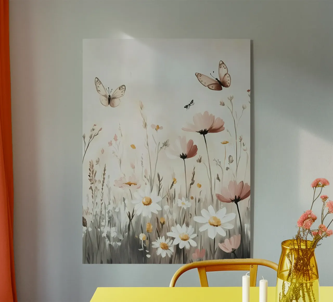 Prato di fiori selvatici plexiglass da IamHomeStudio
