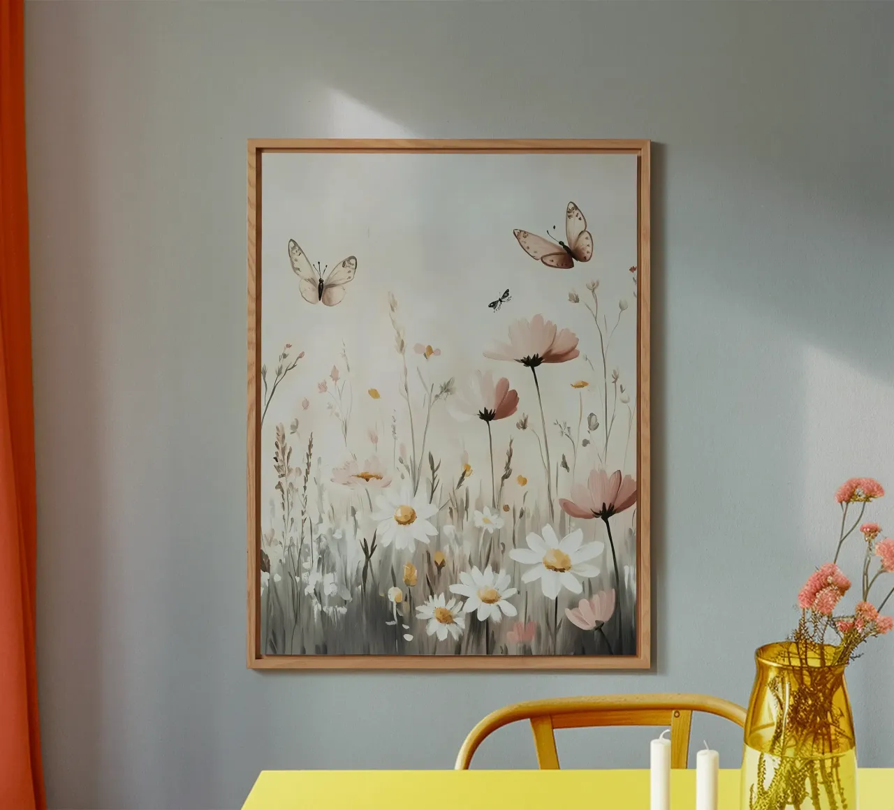 Prato di fiori selvatici alluminio dibond da IamHomeStudio