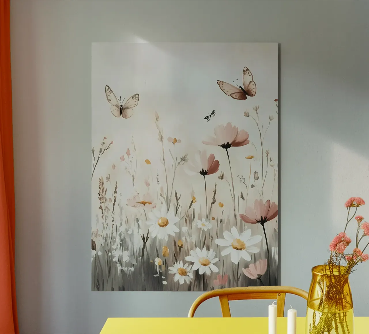 Prato di fiori selvatici alluminio dibond da IamHomeStudio